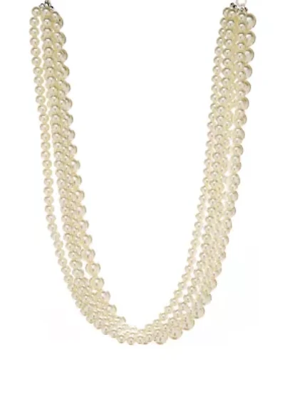 Multi Strand Pearl Necklace
