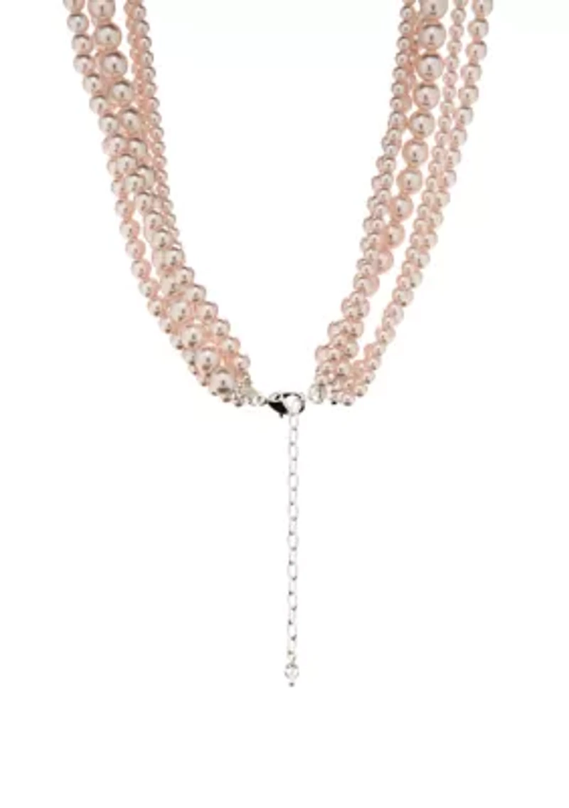 Multi Strand Pearl Necklace