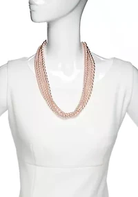 Multi Strand Pearl Necklace