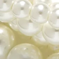 Multi Strand Pearl Stretch Bracelet