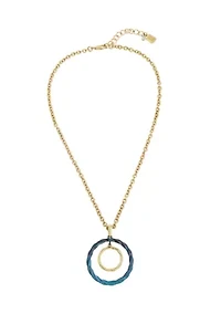 Patina Orbital Pendant Necklace