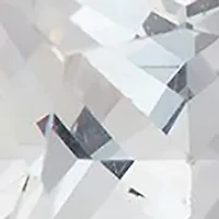 Lab Created White Cubic Zirconia Square Graduated Stud 3 Pair Earring Set in 18kt Gold Plated Sterling Silver