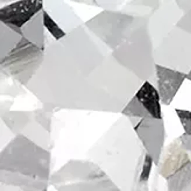 Lab Created White Cubic Zirconia 6mm Square Stud Earrings in Sterling Silver