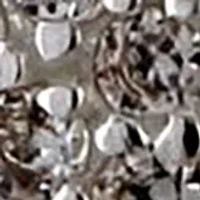 Lab Created Open Heart White Cubic Zirconia Drop Earrings in Sterling Silver