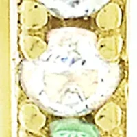 Rainbow Cubic Zirconia Dangle Starburst and Huggie Earrings in 14K Gold Plated Sterling Silver