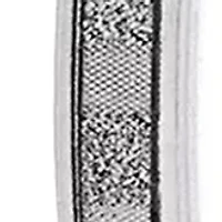 Graduated 3 Pair Glitter Hoop Earring Set in Sterling Silver