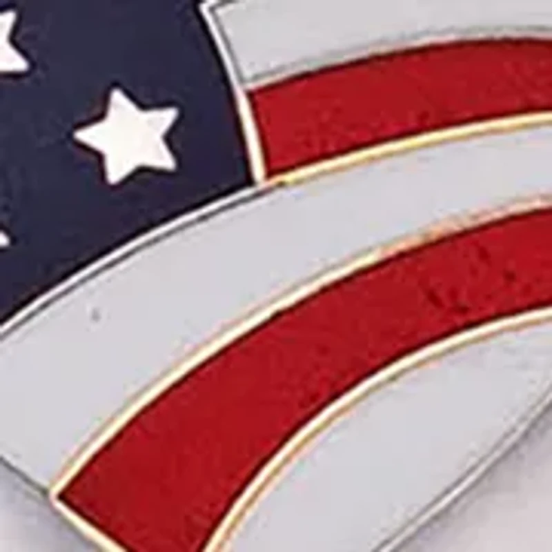 Sterling Silver "We Are In This Together" Flag Round Charm Bangle