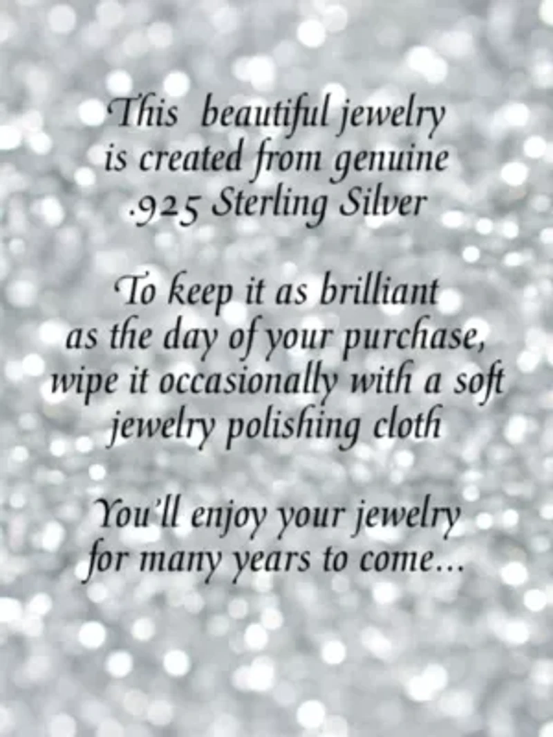 Platinum Plated Sterling Silver Cubic Zirconia Baguette Infinity Pendant 18-Inch Necklace