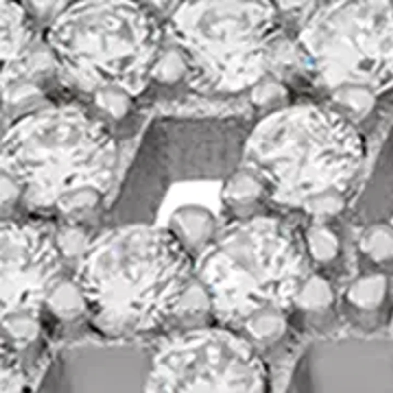 Diamond Accent #Mom Necklace in Sterling Silver