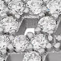 Diamond Accent #Mom Necklace in Sterling Silver