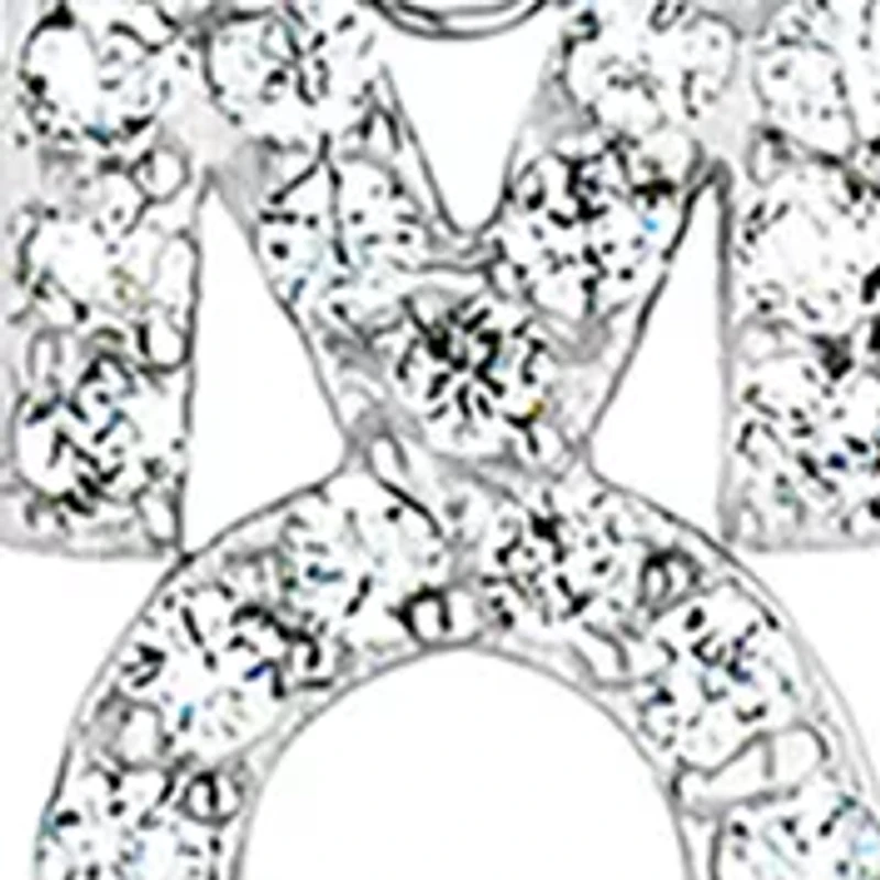 Lab Created CZ Mom Interchangeable Circle Pendant in Sterling Silver