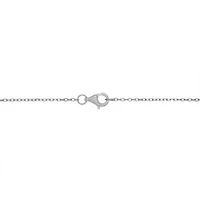 Lab Created 18K Rose Gold Plated Sterling Silver Mom Crystal Heart Pendant 18-Inch Necklace