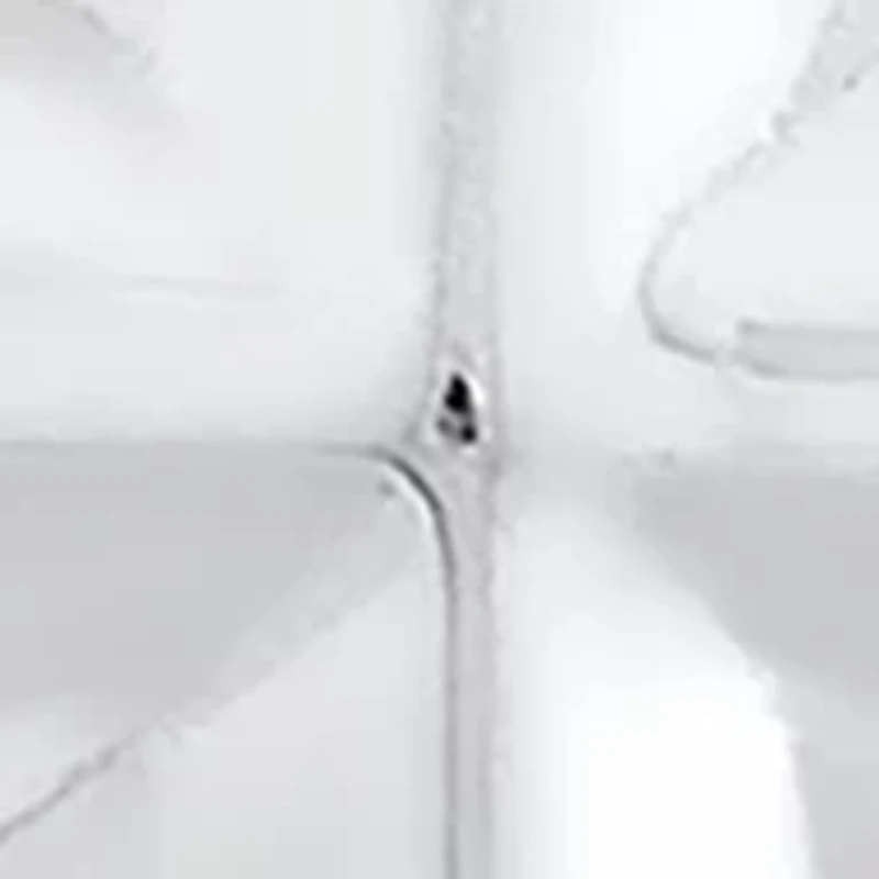 Briolette Cut White Glass and Starburst Pendant Necklace in Sterling Silver