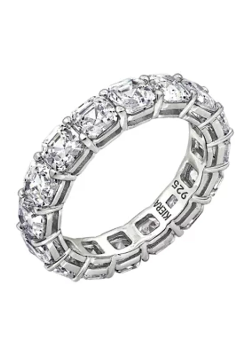 6 ct. t.w. Ascher Cut Cubic Zirconia Eternity Ring