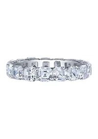 6 ct. t.w. Ascher Cut Cubic Zirconia Eternity Ring
