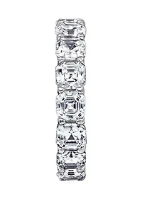 6 ct. t.w. Ascher Cut Cubic Zirconia Eternity Ring