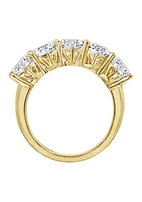 2 ct. t.w. Round Cut Cubic Zirconia 5-Stone Ring