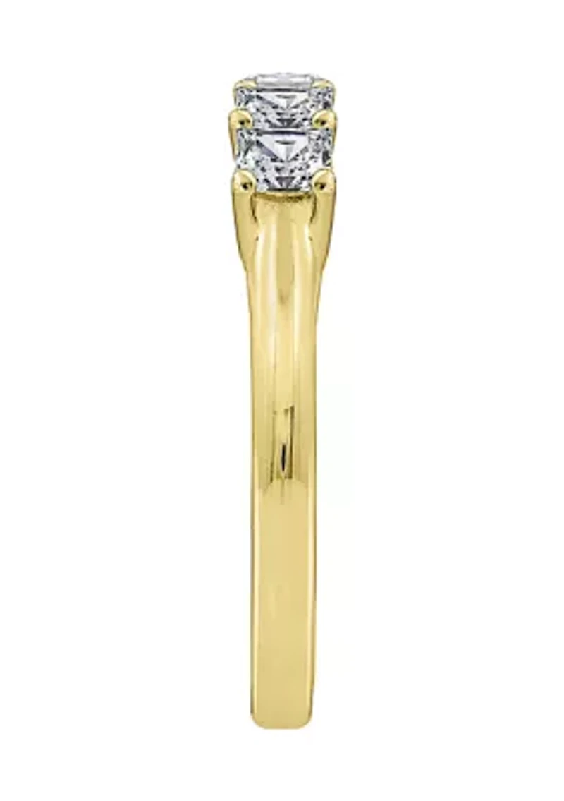 1 ct. t.w. Princess Cut Cubic Zirconia -Stone Ring