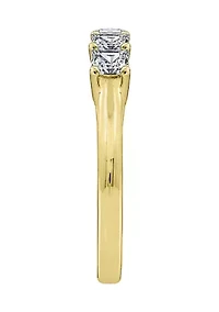 1 ct. t.w. Princess Cut Cubic Zirconia -Stone Ring