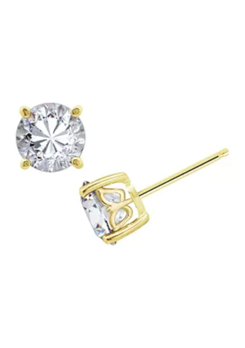 3 ct. t.w. Round Cut Cubic Zirconia Stud Earrings