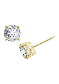 3 ct. t.w. Round Cut Cubic Zirconia Stud Earrings