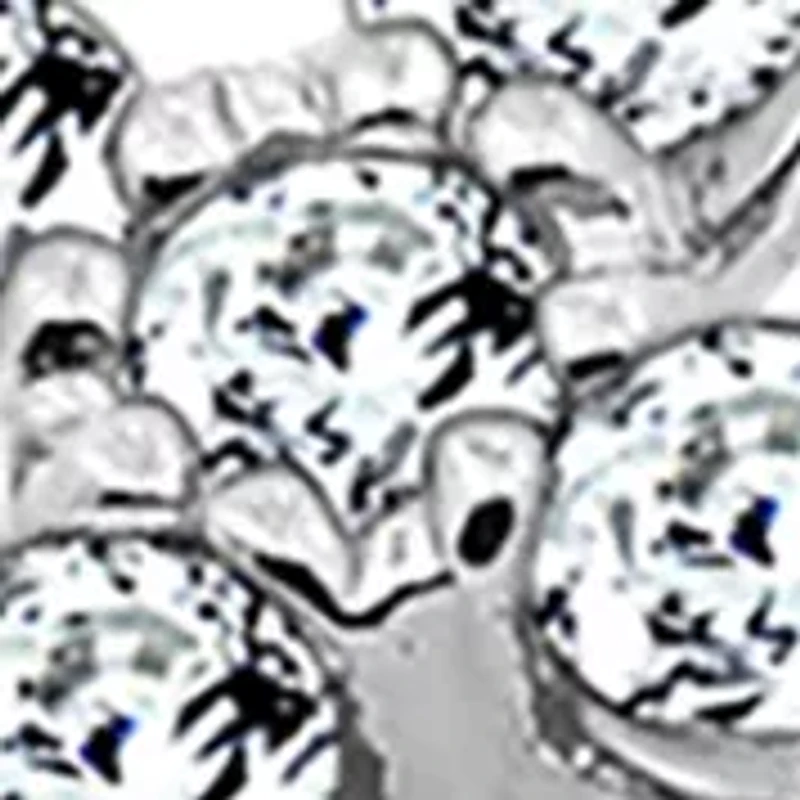 1 ct. t.w. Swarovski® Zirconia Cross Pendant Necklace in Platinum Plated Sterling Silver