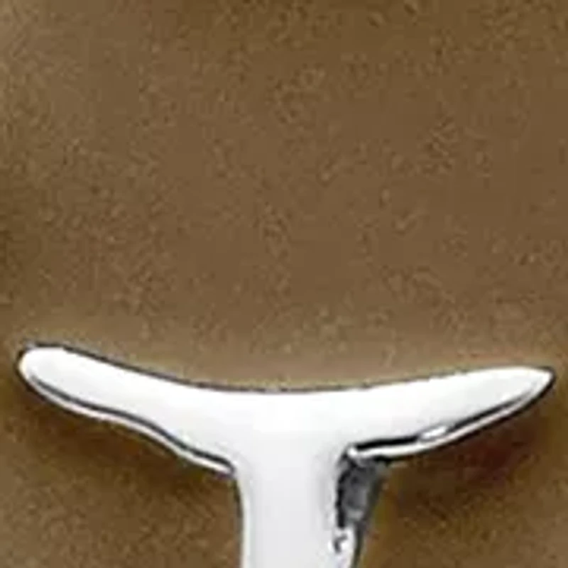 Sterling Silver Stackable Expressions Brown Enameled Dog Ring