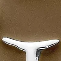 Sterling Silver Stackable Expressions Brown Enameled Dog Ring