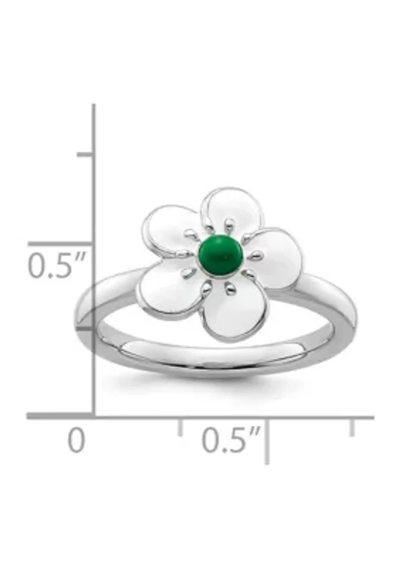 Sterling Silver Stackable Expressions Hawthorn Ring