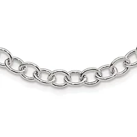 Sterling Silver Cable 6.75mm Necklace