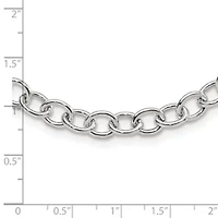 Sterling Silver Cable 6.75mm Necklace