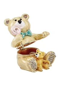 Bejeweled LOLLY BEARS Teddy Bears Trinket Box