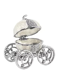 Bejeweled Ever After Pumpkin Coach Trinket Box