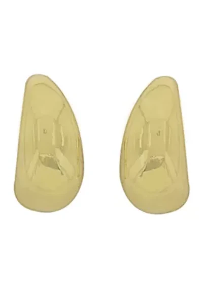 Gold Plated Teardrop Earrings