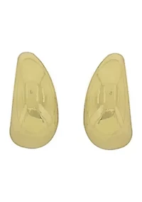 Gold Plated Teardrop Earrings