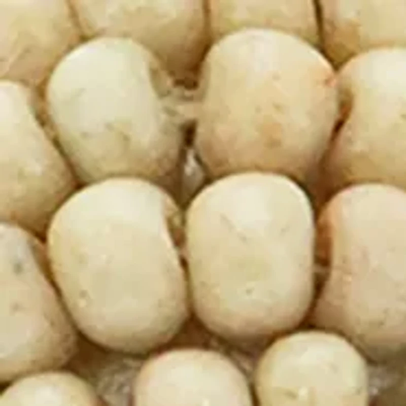 Beaded Linear Ball Earrings