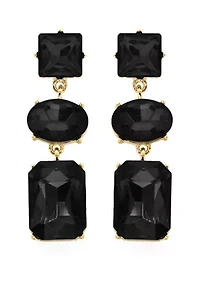 Crystal Linear Shapes Earrings