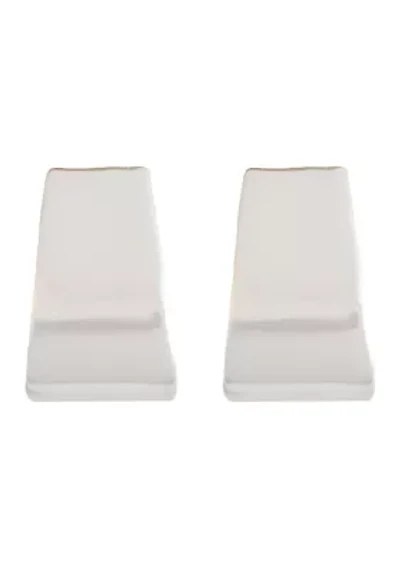 Smooth J Hoop Earrings