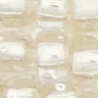 White Beaded Teardrop Earrings