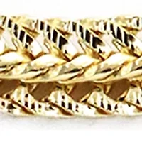 Gold Plated Braided Collar Necklace