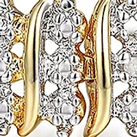 Diamond Accent Triple Row Bonze Tennis Bracelet, 7.25"