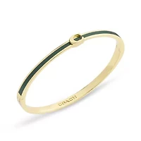 Signature C Enamel Bangle Bracelet