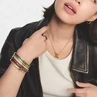 Signature C Enamel Bangle Bracelet