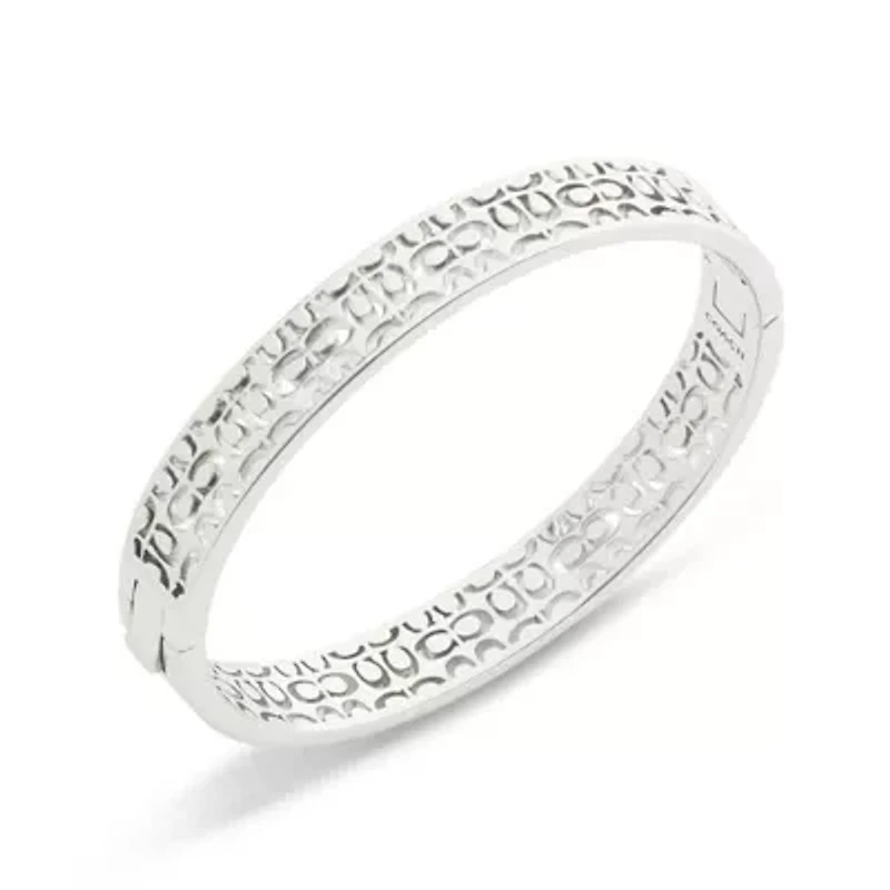 Signature Quilted Cut Out Bangle Bracelet