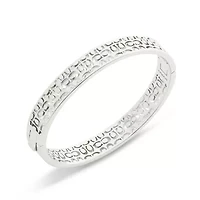 Signature Quilted Cut Out Bangle Bracelet