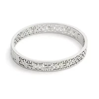 Signature Quilted Cut Out Bangle Bracelet