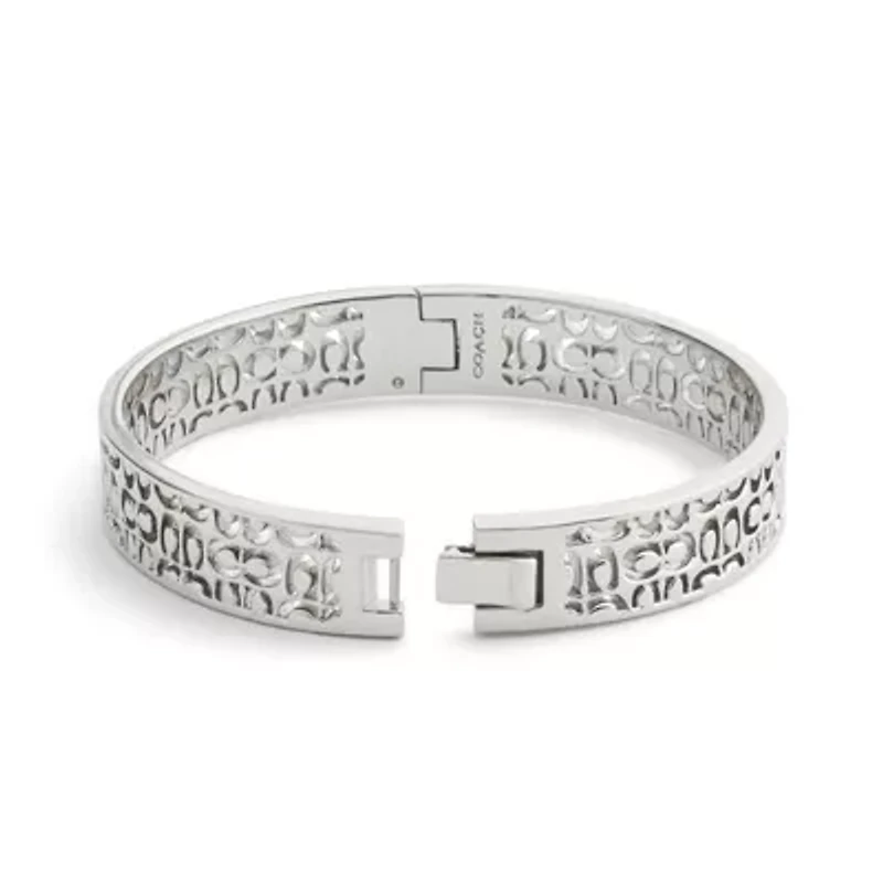 Signature Quilted Cut Out Bangle Bracelet