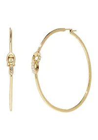 Signature C Hoop Earrings