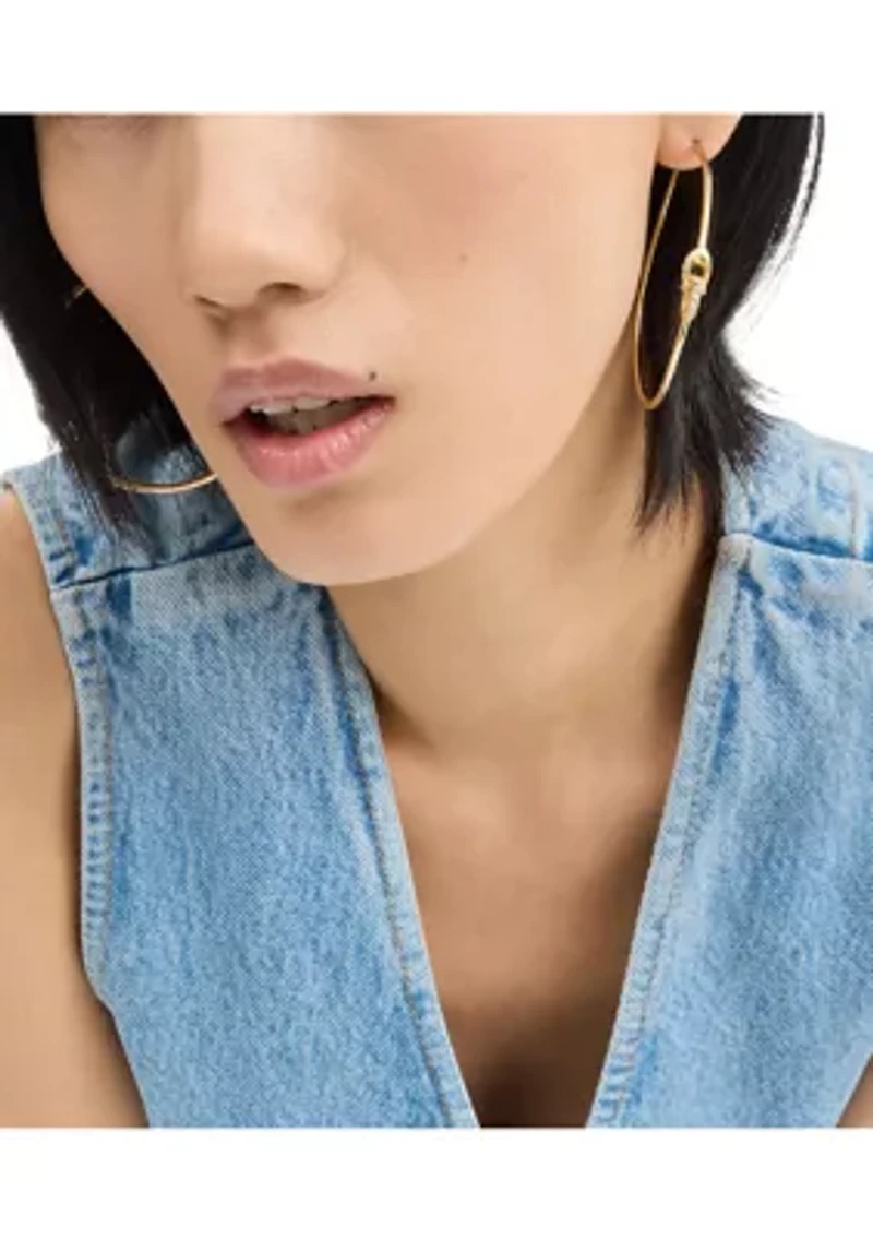 Signature C Hoop Earrings