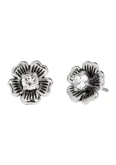 Mini Tea Rose Stud Earrings